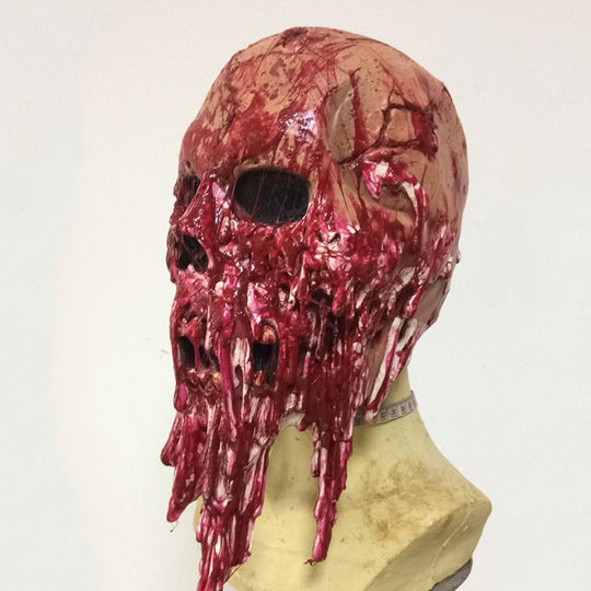 Halloween horror latex headgear