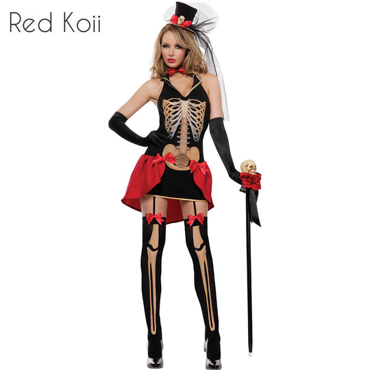 Costume Cosplay di Scheletro per Halloween