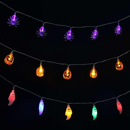 Lumières d'Halloween décorées de LED