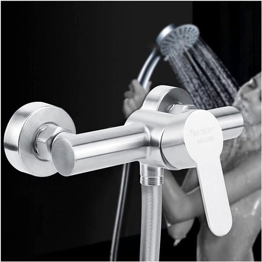 Wall Mounted Metal Handle Shower Faucets