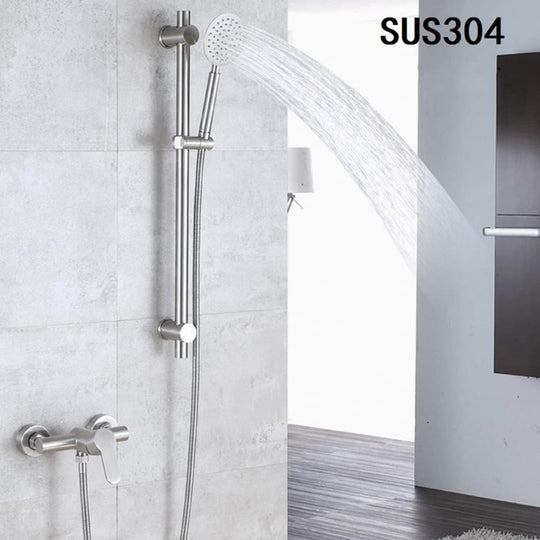 Wall Mounted Metal Handle Shower Faucets