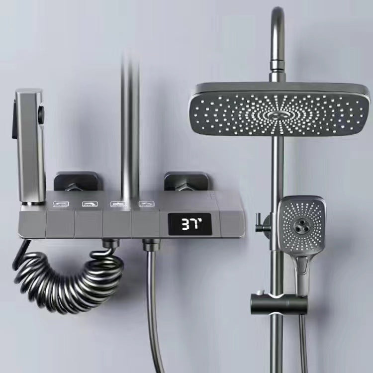 Piano Key Thermostatic Shower Set