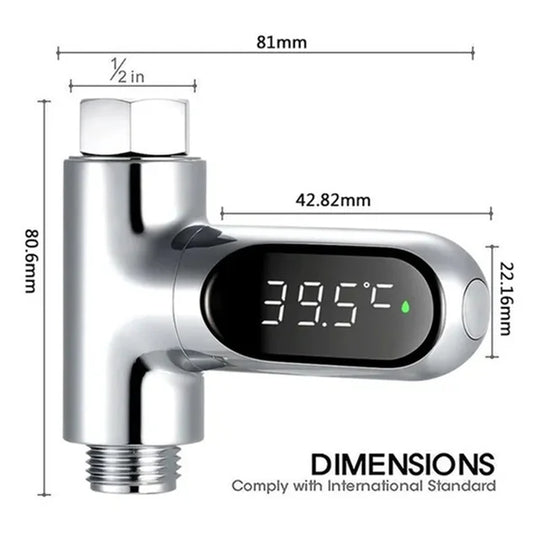 Rain Shower Temperature Indicator