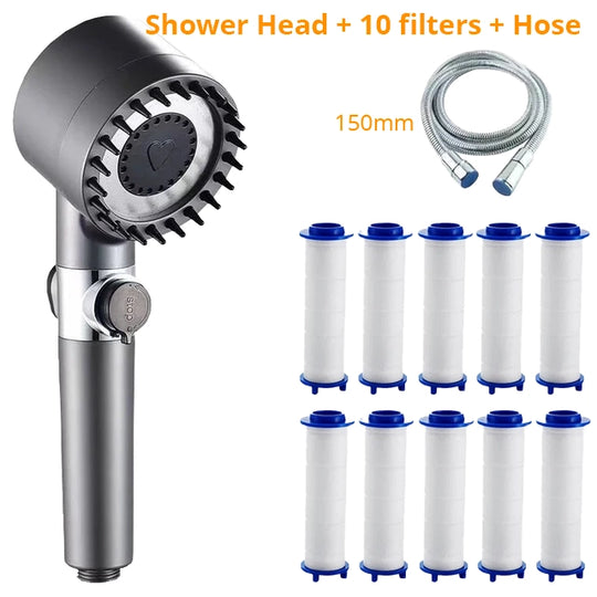 3 Modes Shower Head