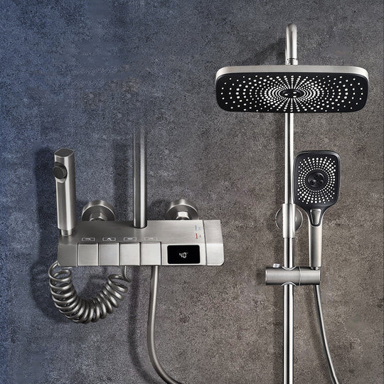 Piano Key Thermostatic Shower Set