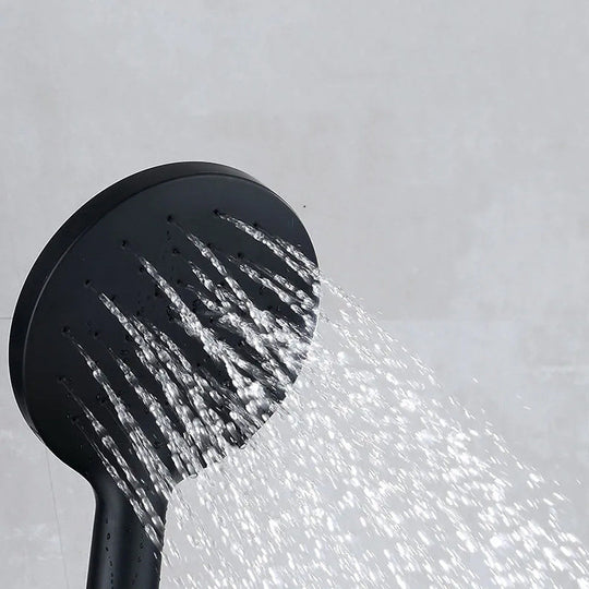 New Black Shower Set