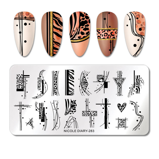 Plaques de Stamp Nail Art