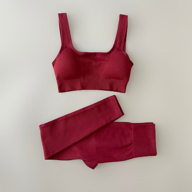 Ensemble de vêtements de yoga revigorant - Ensemble de 2 pièces