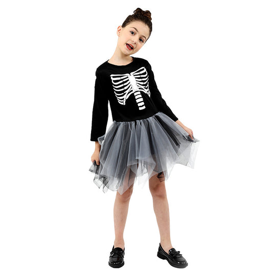 Costume d'Halloween Enfant Costume Cosplay Performance Robe d'Halloween