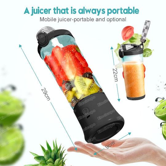 Frullatore Portatile per Smoothies Senza BPA