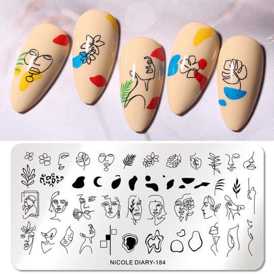 Plaques de Stamp Nail Art