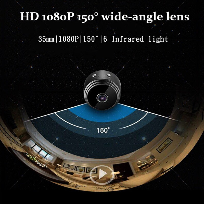 Caméra IP sans fil de sécurité domestique HD1080P