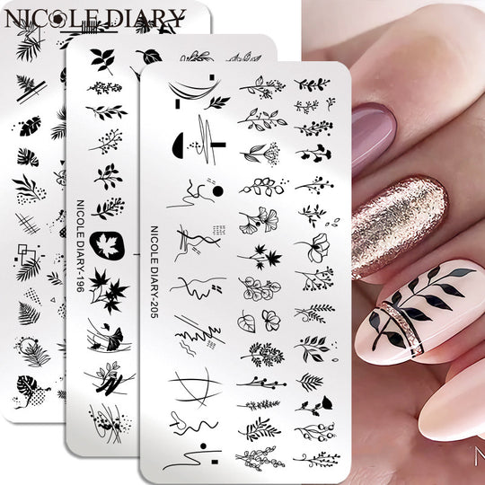 Plaques de Stamp Nail Art