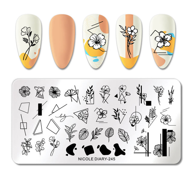 Plaques de Stamp Nail Art